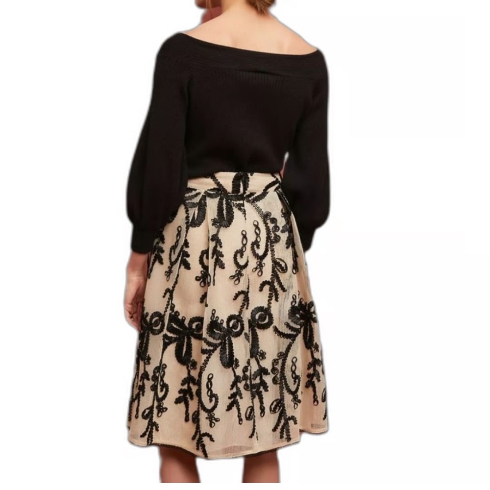 DRA Los Angeles for Anthropologie Tulle embroidered skirt- worn once. 150 retail